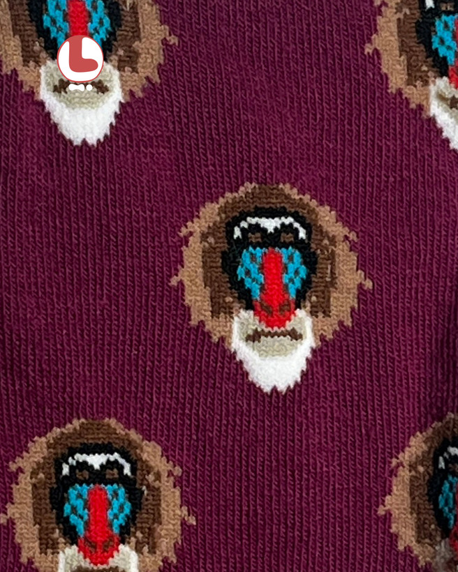 جوراب مردانه Chetic چتیک طرح شامپانزه رافیکی Rafiki