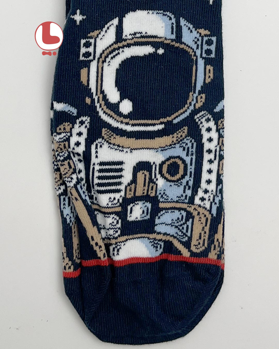 جوراب زنانه اکمن EKMEN طرح سلام فضانورد hello astronaut