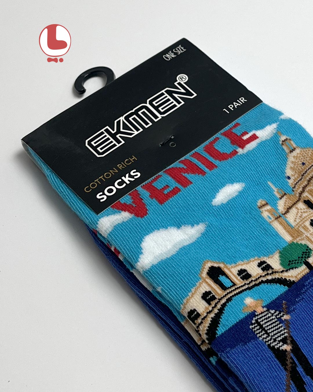 جوراب  Unisex اکمن EKMEN طرح شهر ونیز VENICE