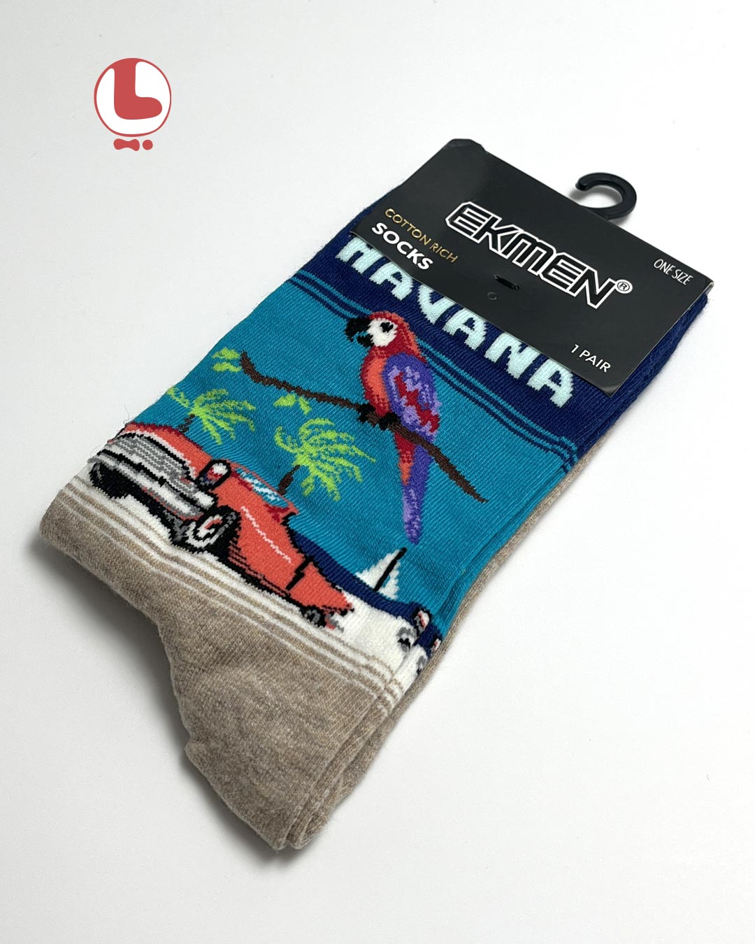 جوراب  Unisex اکمن EKMEN طرح شهر هاوانا HAVANA