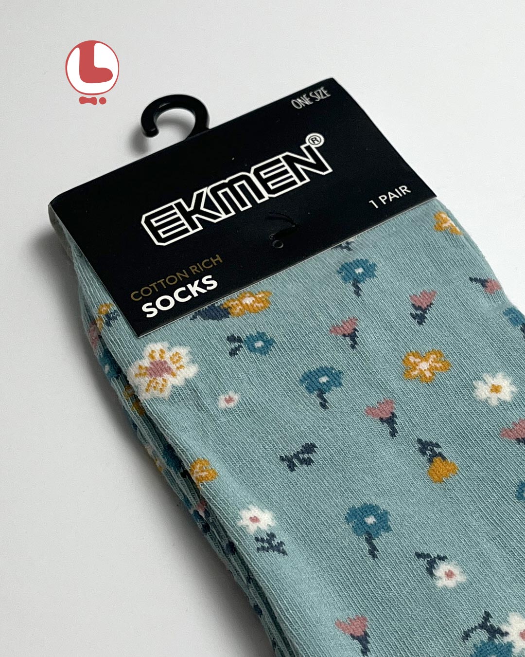 جوراب زنانه اکمن EKMEN طرح گل ها flowers