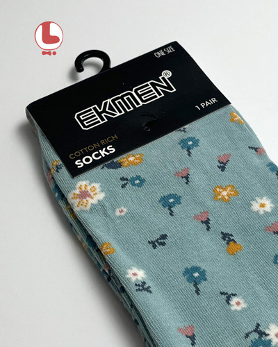 جوراب زنانه اکمن EKMEN طرح گل ها flowers