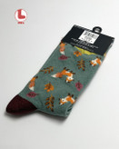 جوراب زنانه اکمن EKMEN طرح روباه و پاییز The fox and autumn