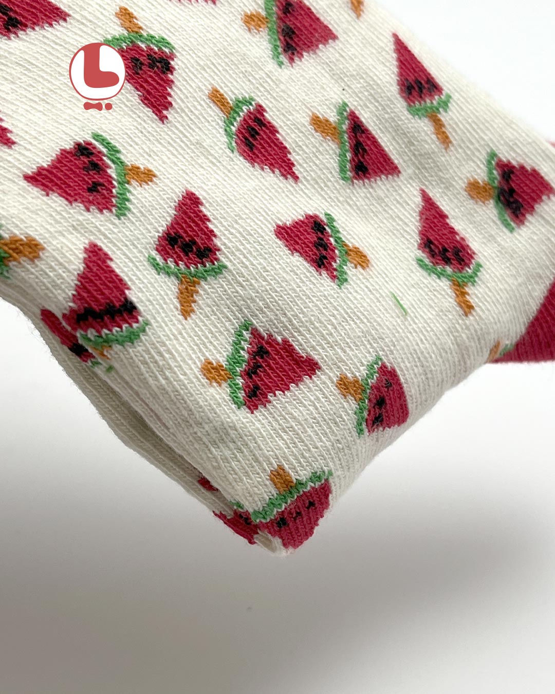 جوراب زنانه اکمن EKMEN طرح بستنی هندوانه ای Watermelon ice cream