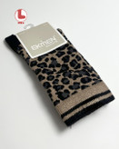 جوراب زنانه لمه دار اکمن EKMEN طرح پلنگی leopard