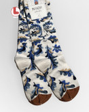 جوراب زنانه moxiao ماکسیو طرح صورت طبیعت face of nature