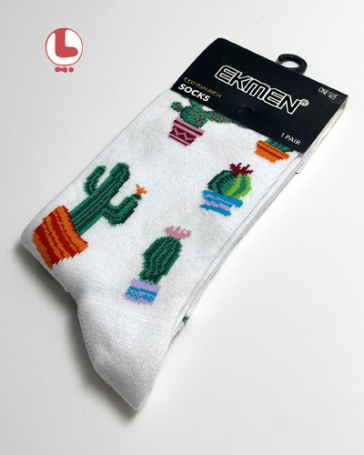 جوراب زنانه اکمن EKMEN طرح کاکتوس cactus