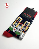 جوراب مردانه اکمن EKMEN طرح شهر پاریس Paris