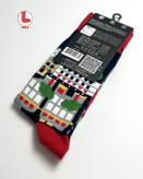 جوراب مردانه اکمن EKMEN طرح شهر پاریس Paris