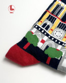 جوراب مردانه اکمن EKMEN طرح شهر پاریس Paris