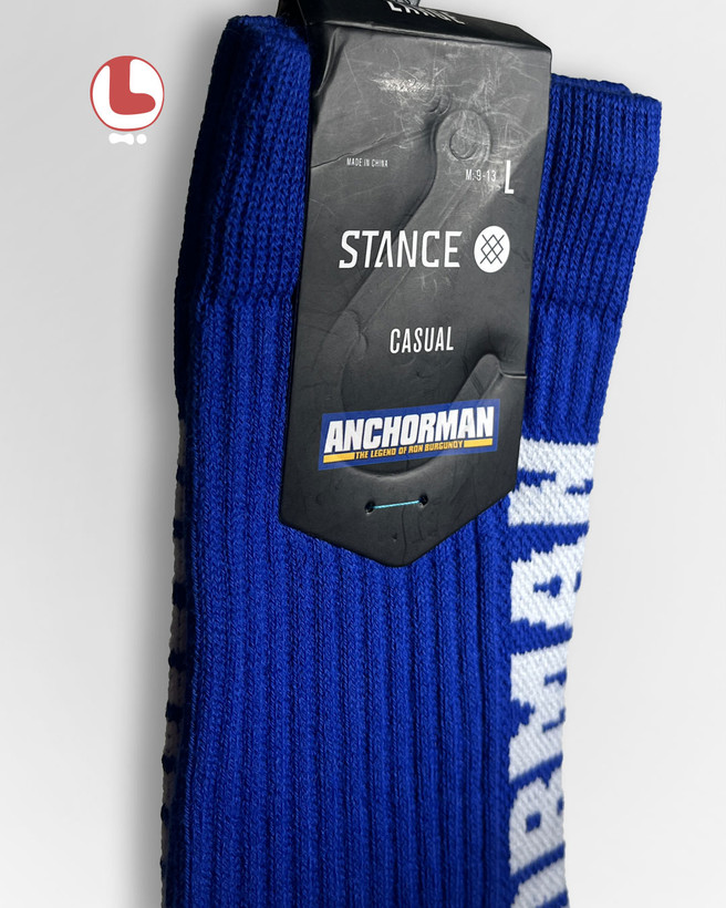 جوراب استنس STANCE مدل ANCHORMAN THE LEGEND CREW
