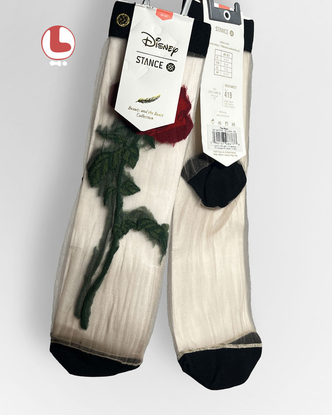 جوراب استنس STANCE مدل دیو و دلبر مدل The Rose – Beauty and the Beast