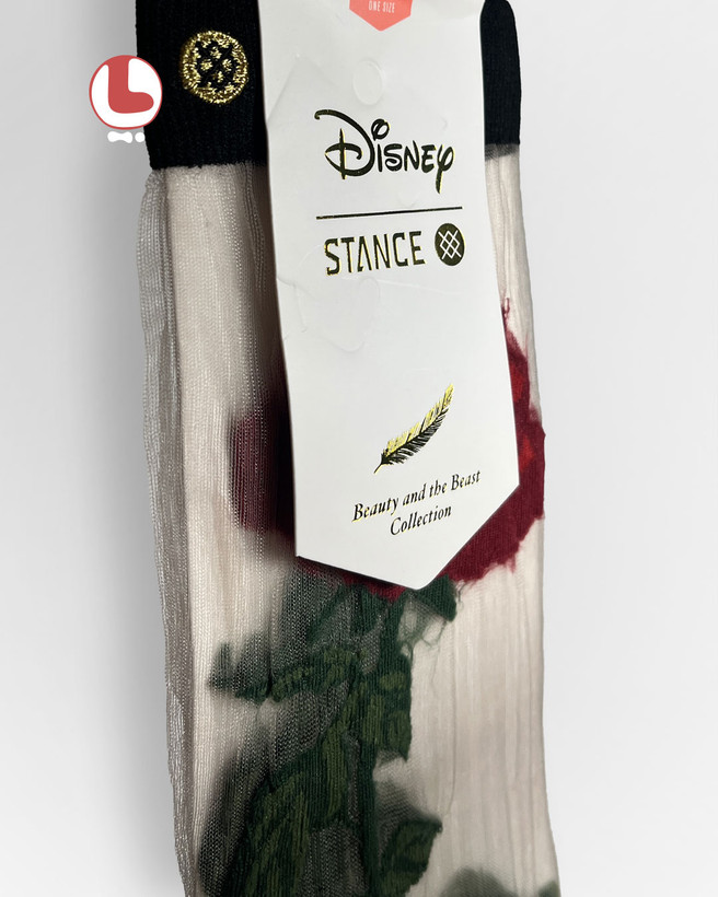 جوراب استنس STANCE مدل دیو و دلبر مدل The Rose – Beauty and the Beast