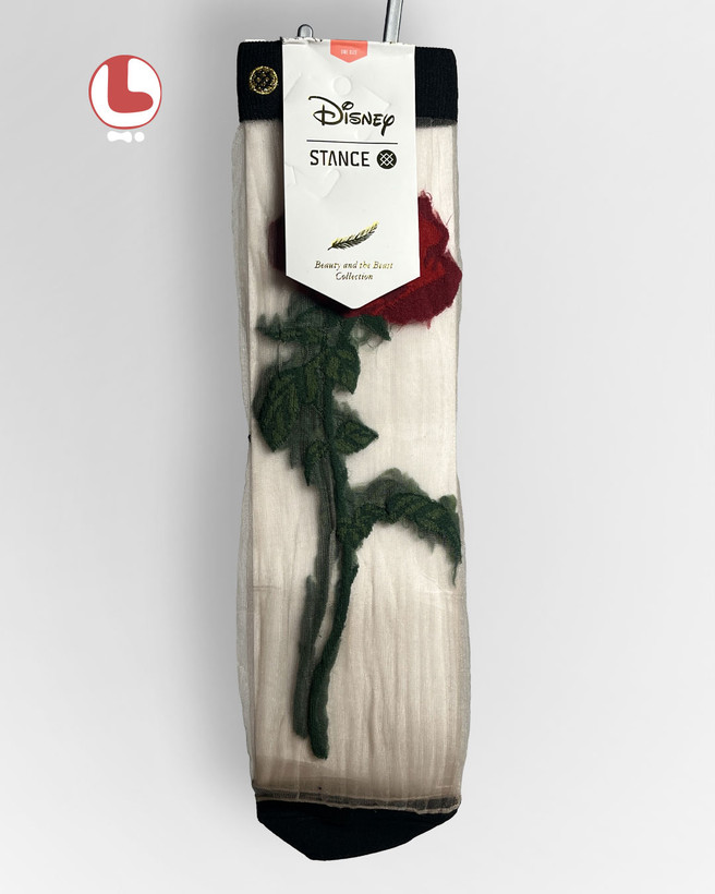 جوراب استنس STANCE مدل دیو و دلبر مدل The Rose – Beauty and the Beast
