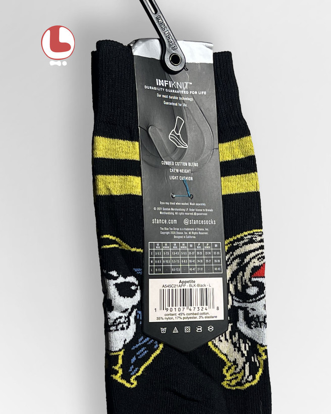 جوراب استنس مدل Stance × Guns N' Roses | Appetite Crew