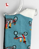 جوراب زنانه moxiao ماکسیو طرح دوچرخه سوار cyclist