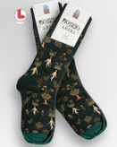 جوراب زنانه moxiao ماکسیو طرح زن گیاهی plant woman