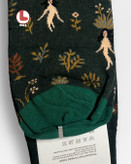 جوراب زنانه moxiao ماکسیو طرح زن گیاهی plant woman