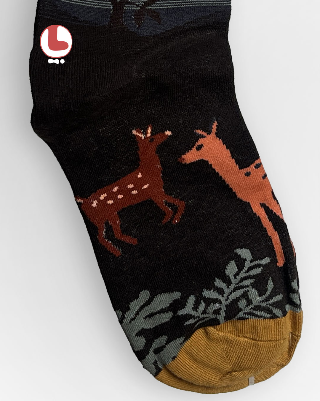 جوراب زنانه moxiao ماکسیو طرح آهوها the deer