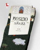 جوراب زنانه moxiao ماکسیو طرح مزرعه the farm