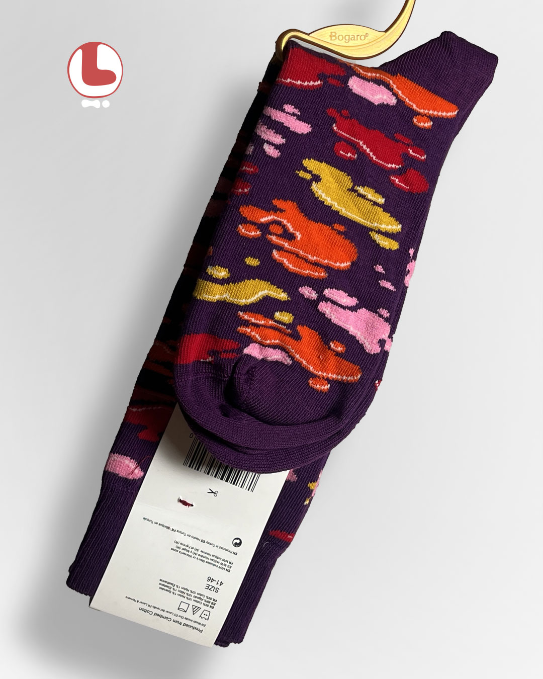 جوراب مردانه HappySocks هپی ساکس طرح آبرنگ watercolor