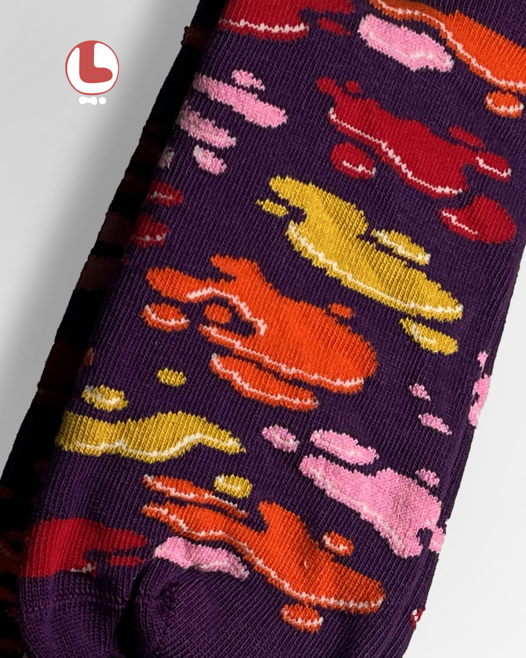 جوراب مردانه HappySocks هپی ساکس طرح آبرنگ watercolor