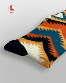 جوراب مردانه moxiao ماکسیو طرح الگوی آزتک Aztec Pattern