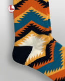 جوراب مردانه moxiao ماکسیو طرح الگوی آزتک Aztec Pattern