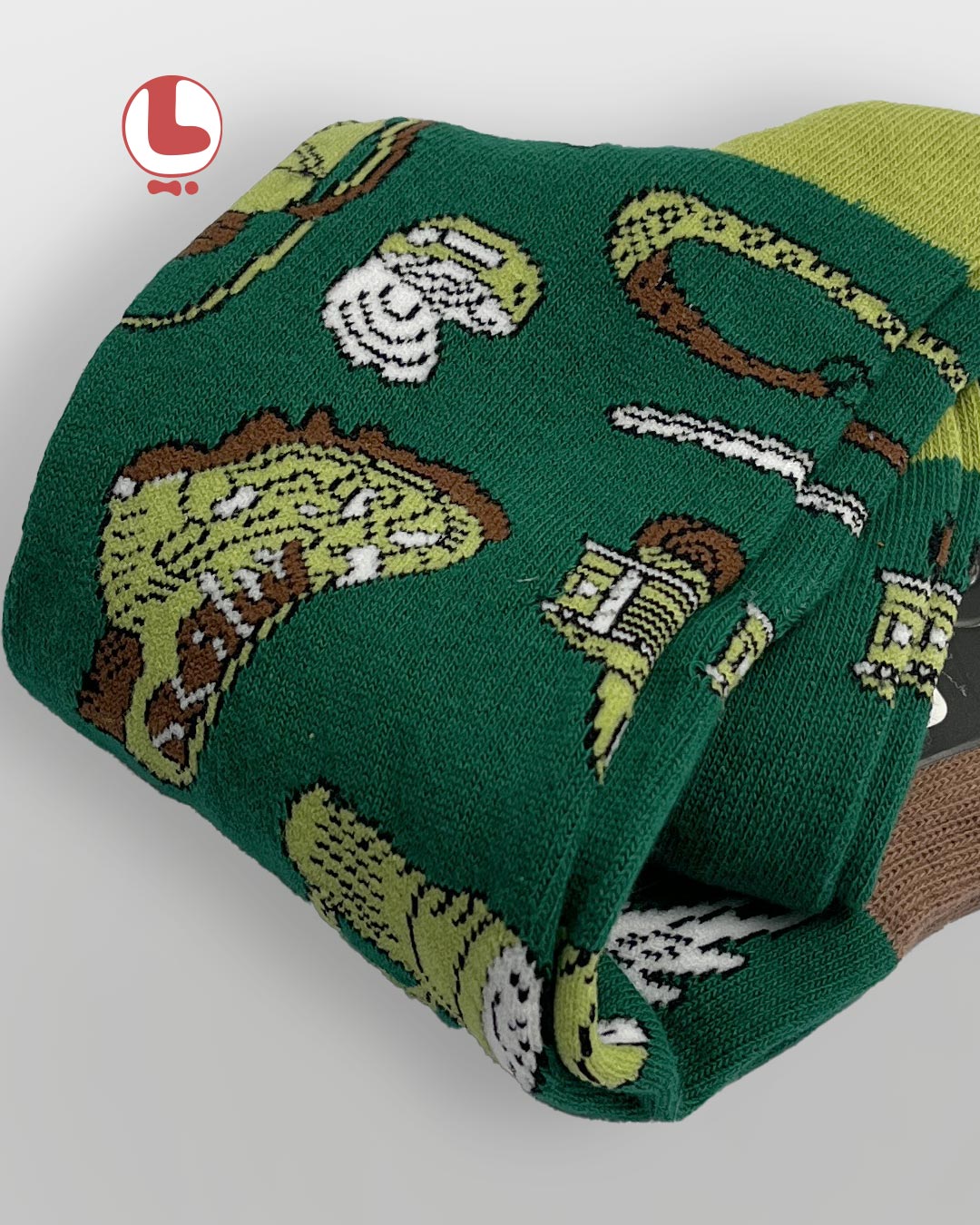 جوراب مردانه moxiao ماکسیو طرح وسایل کمپینگ Camping Gear