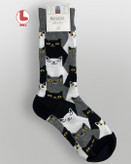 جوراب زنانه moxiao ماکسیو طرح گربه سیاه Black Cat