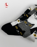 جوراب زنانه moxiao ماکسیو طرح گربه سیاه Black Cat