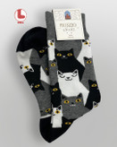 جوراب زنانه moxiao ماکسیو طرح گربه سیاه Black Cat