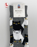 جوراب زنانه moxiao ماکسیو طرح گربه سیاه Black Cat
