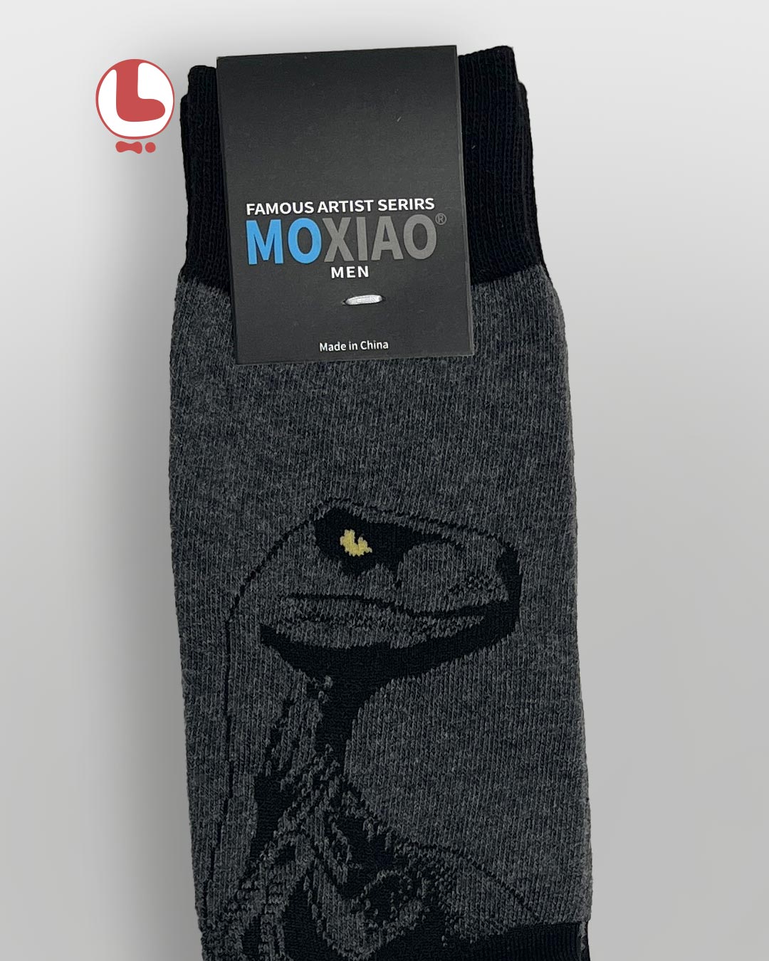 جوراب مردانه moxiao ماکسیو طرح دایناسور تیرکس Tyrannosaurus (Tereex) dinosaur