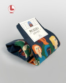 جوراب زنانه moxiao ماکسیو طرح مردم آمریکا American People