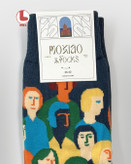 جوراب زنانه moxiao ماکسیو طرح مردم آمریکا American People