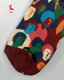 جوراب زنانه moxiao ماکسیو طرح مردم آمریکا American People