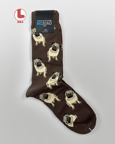جوراب مردانه moxiao ماکسیو طرح سگ Bulldog