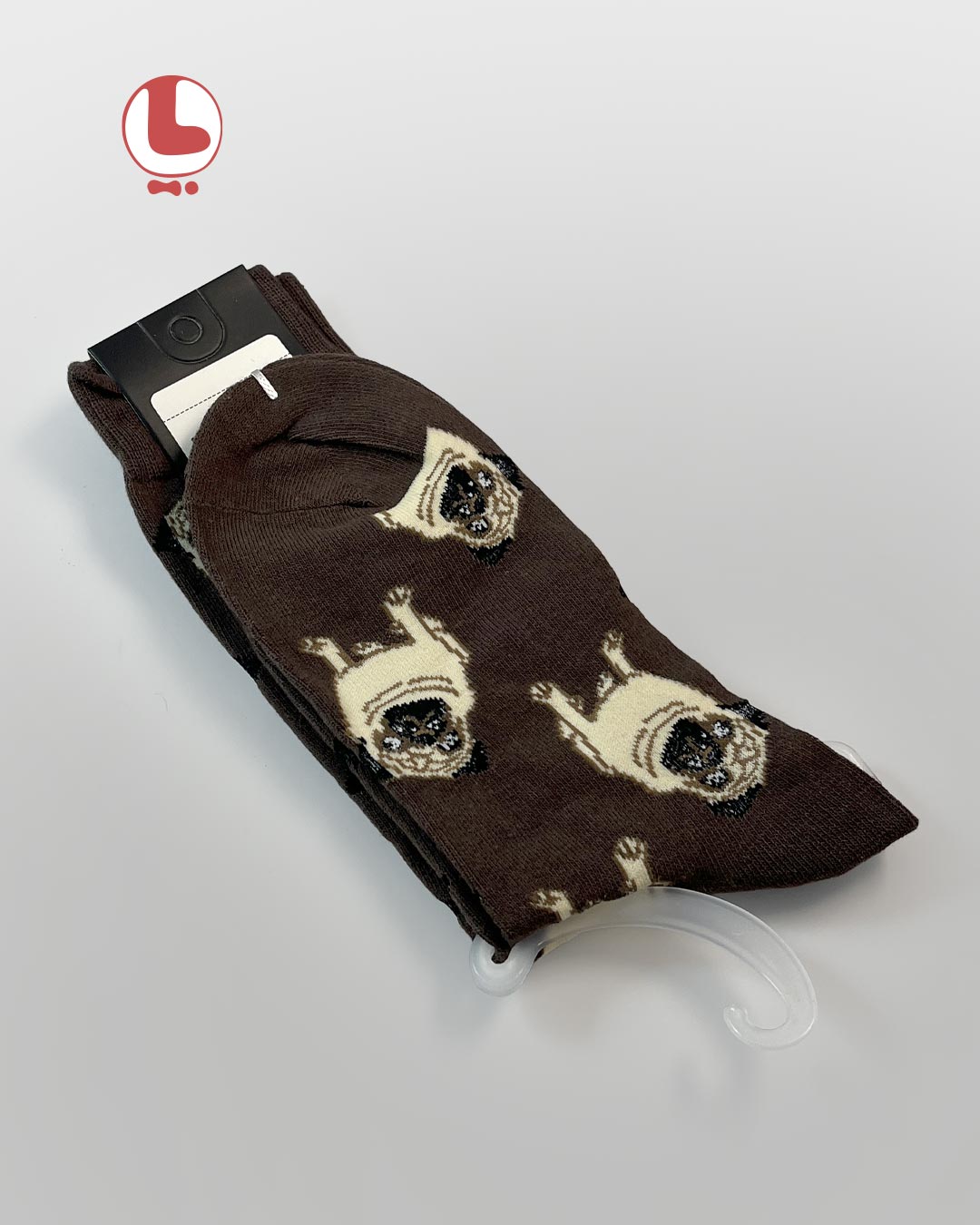 جوراب مردانه moxiao ماکسیو طرح سگ Bulldog
