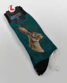 جوراب مردانه moxiao ماکسیو طرح جاکالوپ Jackalope