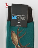 جوراب مردانه moxiao ماکسیو طرح جاکالوپ Jackalope