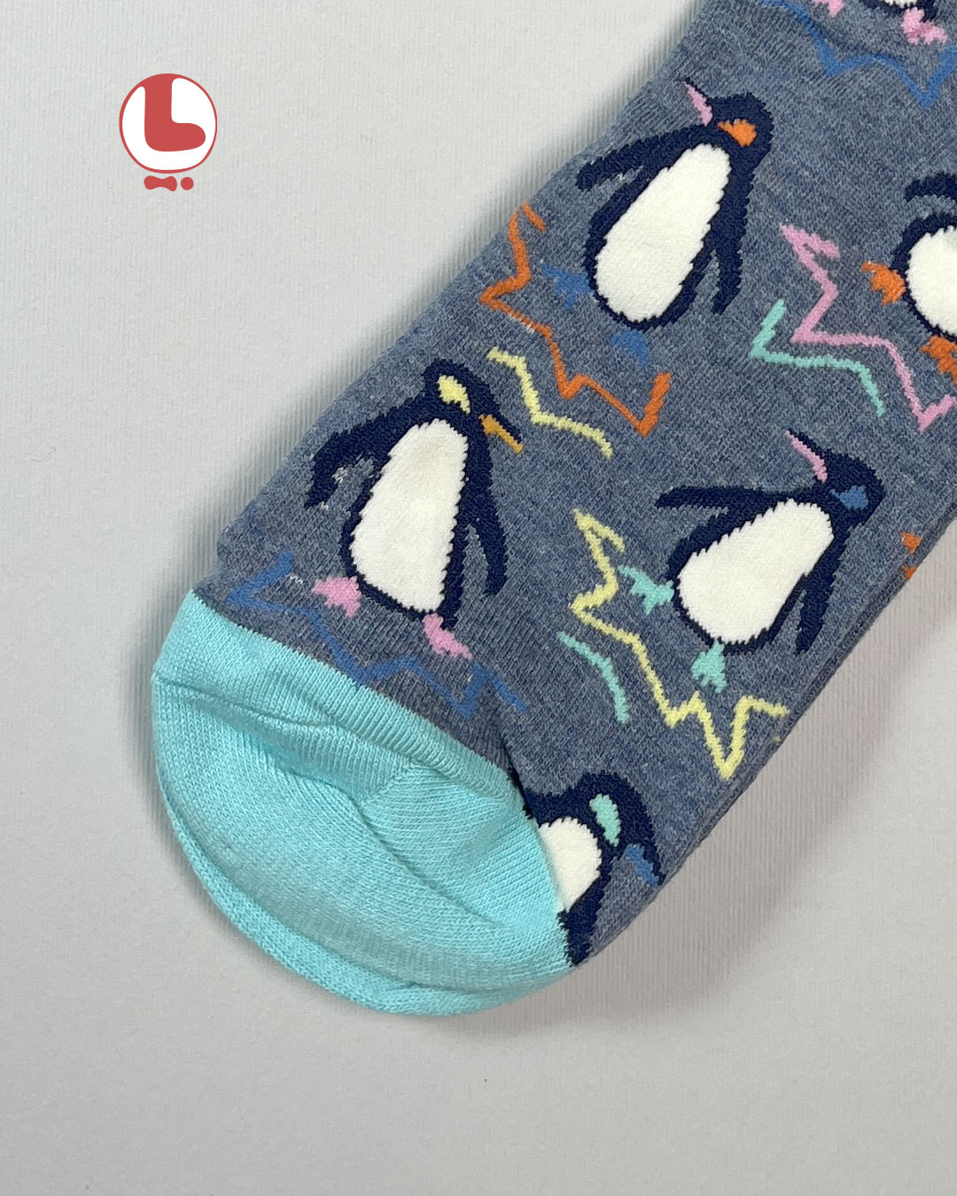 جوراب زنانه moxiao ماکسیو طرح پنگوئن penguin