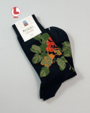 جوراب زنانه moxiao ماکسیو طرح گل رز قرمز Red rose