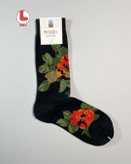 جوراب زنانه moxiao ماکسیو طرح گل رز قرمز Red rose
