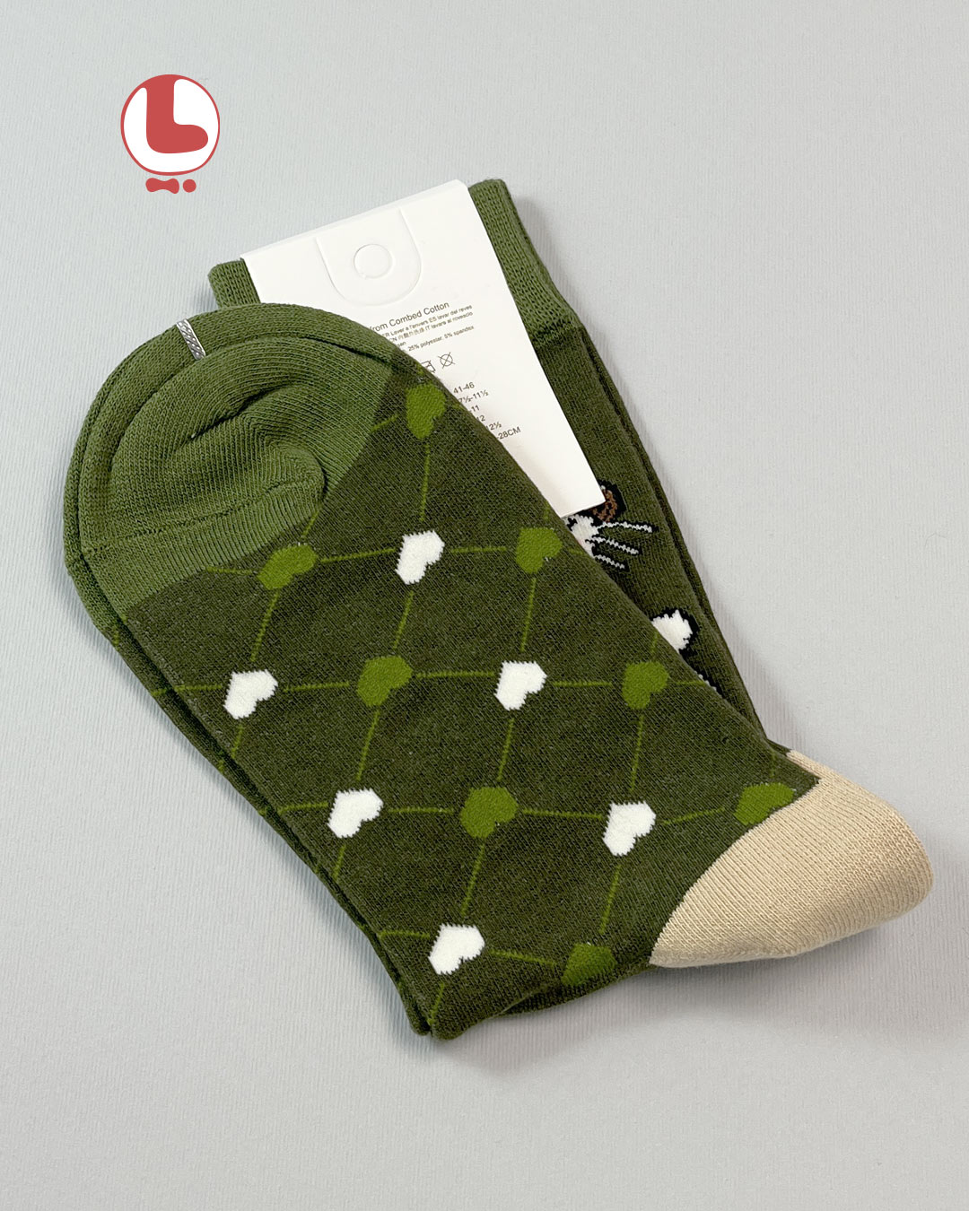 جوراب زنانه moxiao ماکسیو طرح گربه ۲ Cat