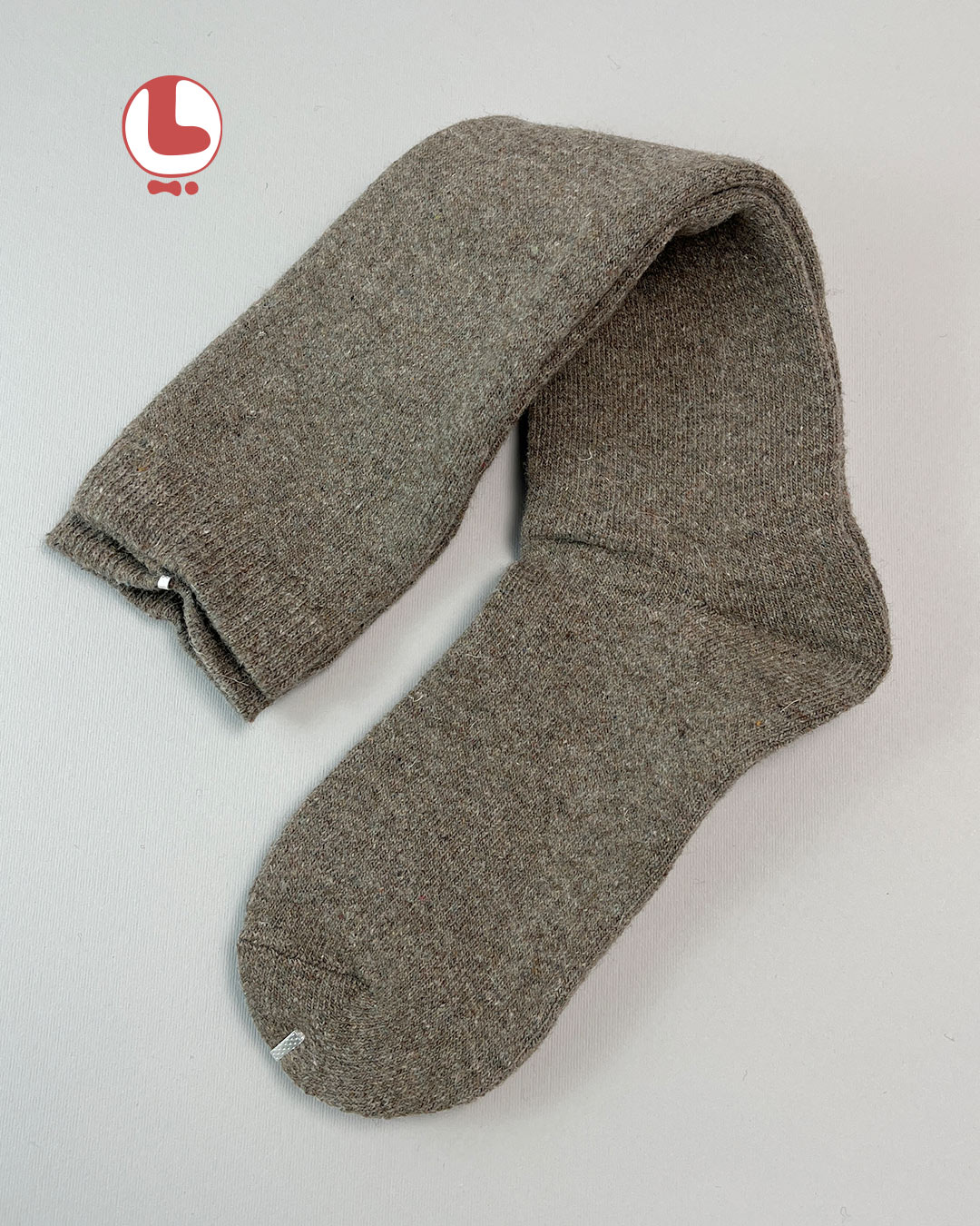 جوراب زنانه پشمی زیر زانو COCO & HANA طرح ساده