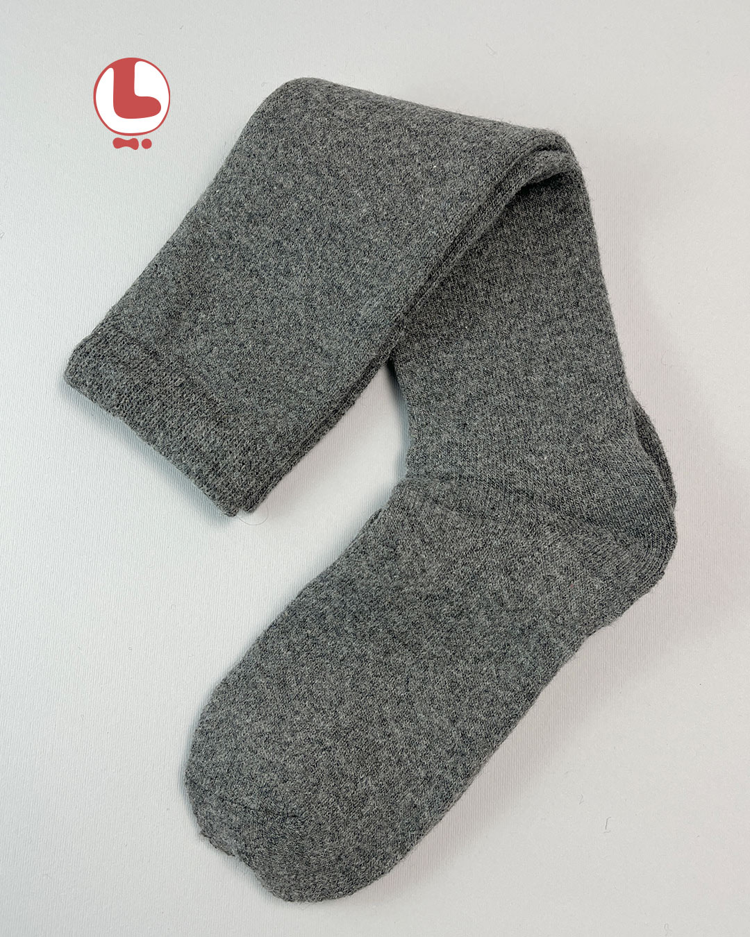 جوراب زنانه پشمی زیر زانو COCO & HANA طرح ساده