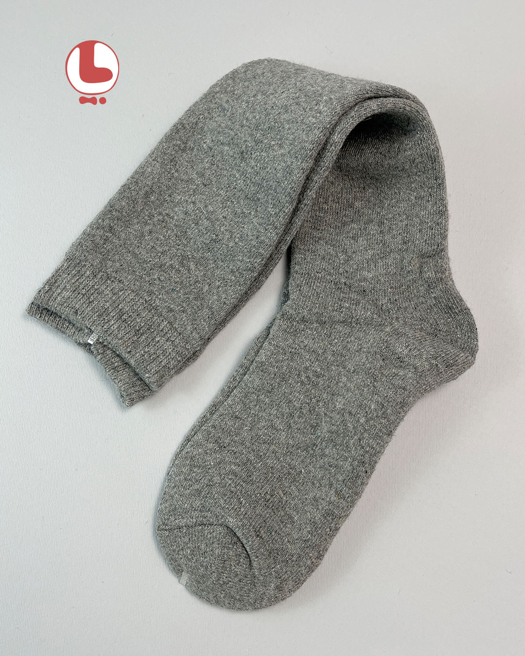 جوراب زنانه پشمی زیر زانو COCO & HANA طرح ساده