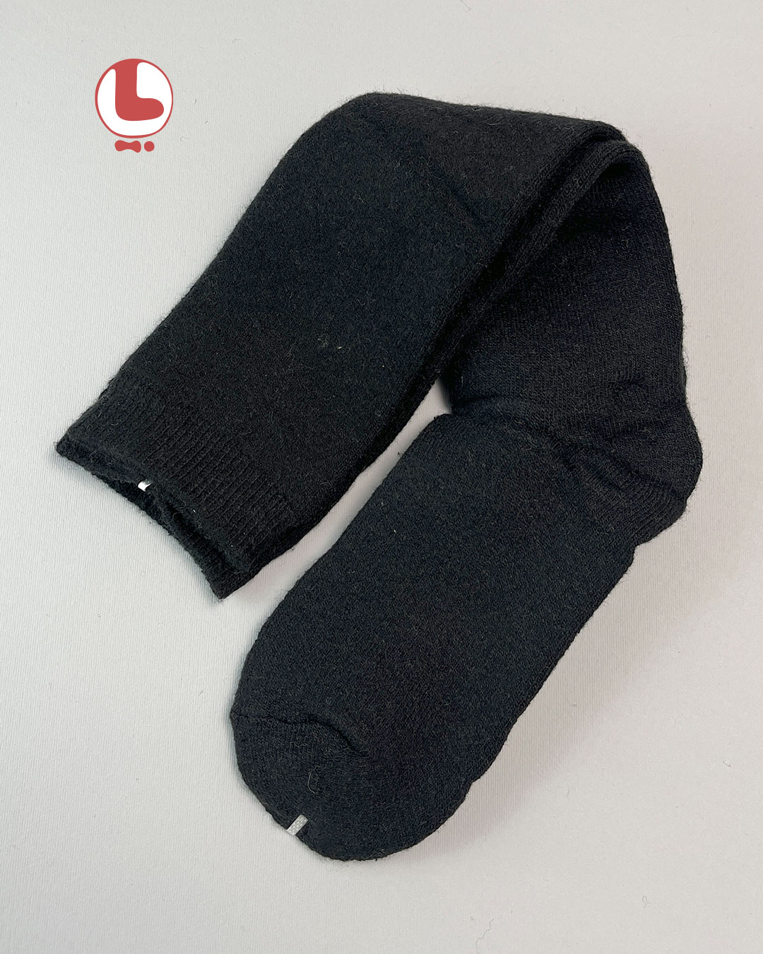 جوراب زنانه پشمی زیر زانو COCO & HANA طرح ساده