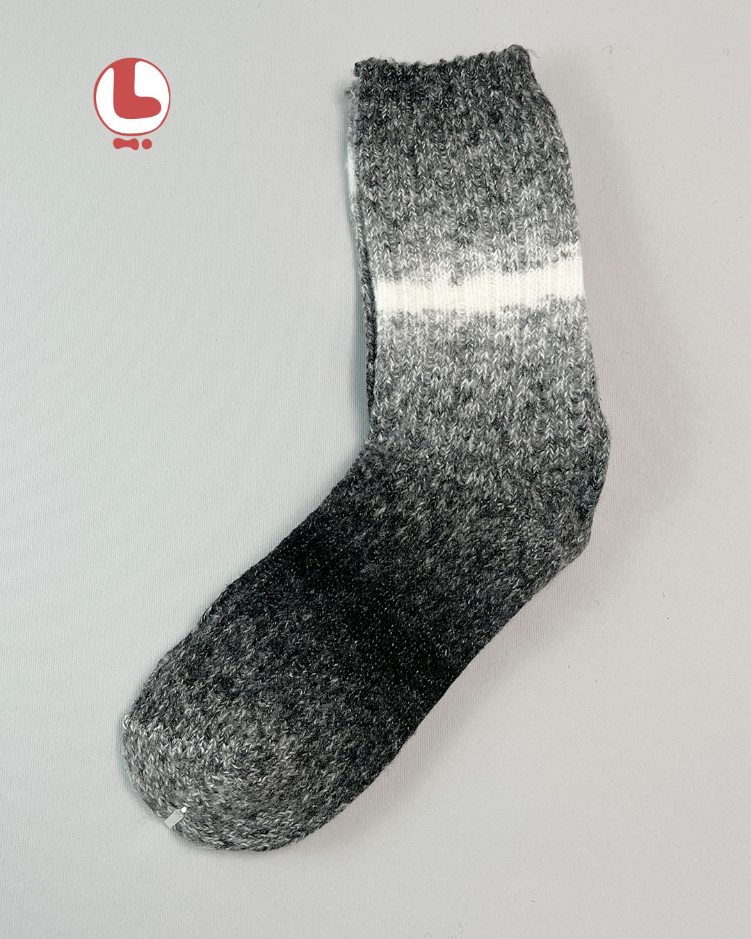 جوراب زنانه پشمی ساقدار COCO & HANA بافت کبریتی رنگی